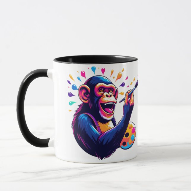 Café chimpanzé Mug (Gauche)