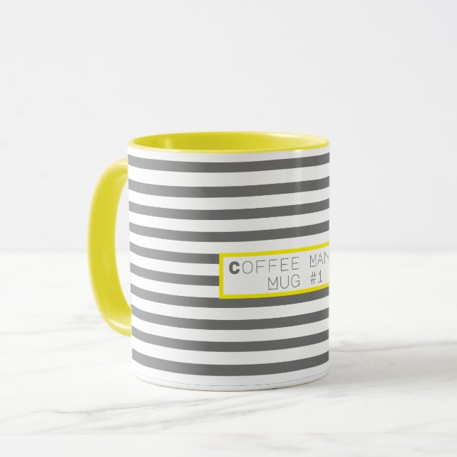 Café coloré amusant Mania Mug #1 Coupe (Devant gauche)