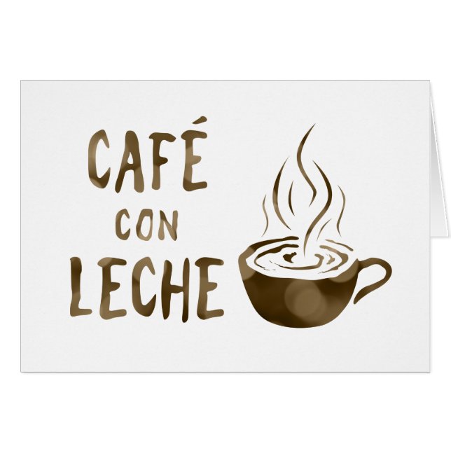 café con leche bokeh (Devant horizontal)