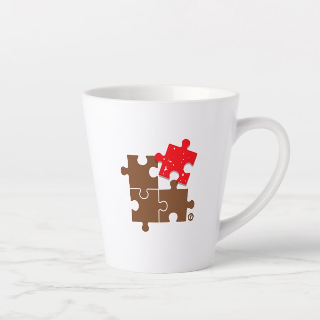Café Connections 12oz Latte Mug - Obverse (Droite)
