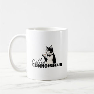 Café Connoisseur Cute Classé Cat Café Mug
