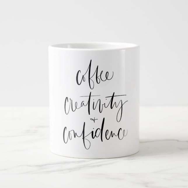 Café, créativité + Mug de confiance (Devant)
