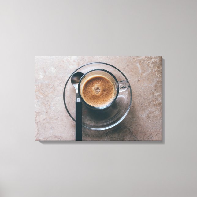 Café Cuisine Mur Art Canevas (Recto)