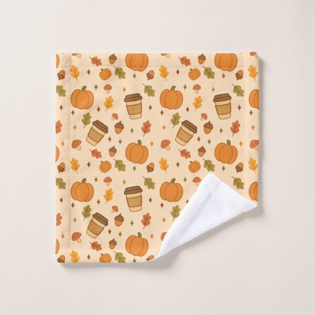 Café d'automne (Gant de toilette)