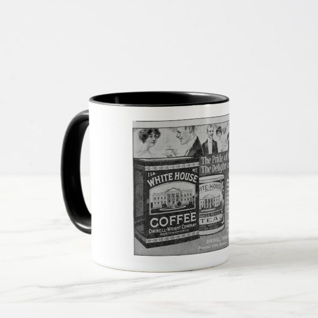 Café de la Maison Blanche et thé Mug (Devant gauche)