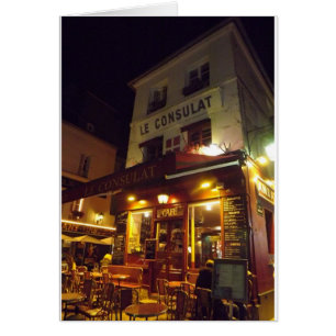 Café de Montmartre, Paris la nuit