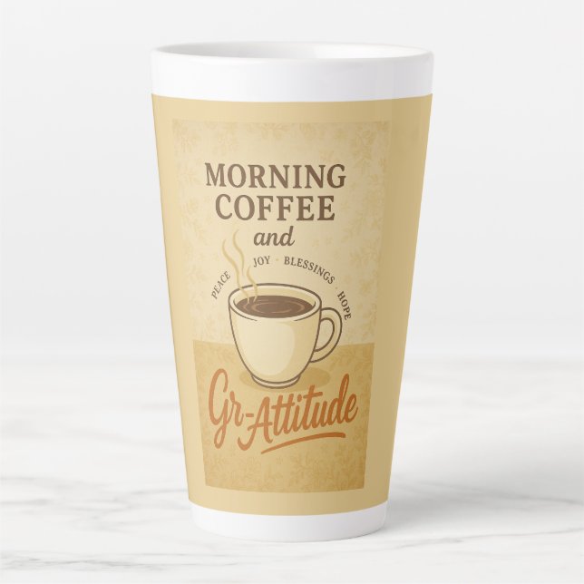 Café Du Matin Et Mug Latte Gr-Attitude (Devant)