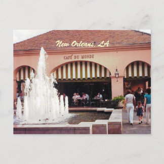 Café Du Monde Nouvelle-Orléans, Carte postale