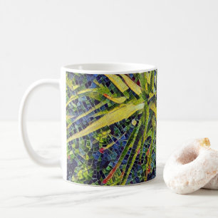 Café en aloès en mosaïque stylisé / Mug de thé