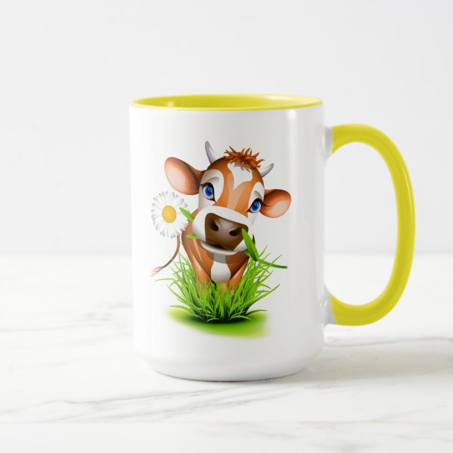 Café en céramique Mug-Cow Coffee Mug (Droite)