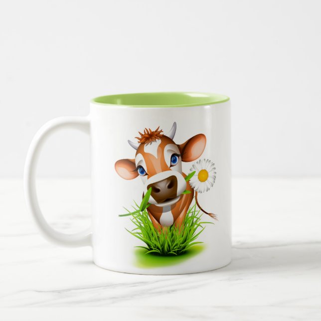 Café en céramique Mug-Cow Coffee Mug (Gauche)
