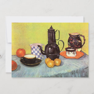 Café en émail bleu par Vincent van Gogh