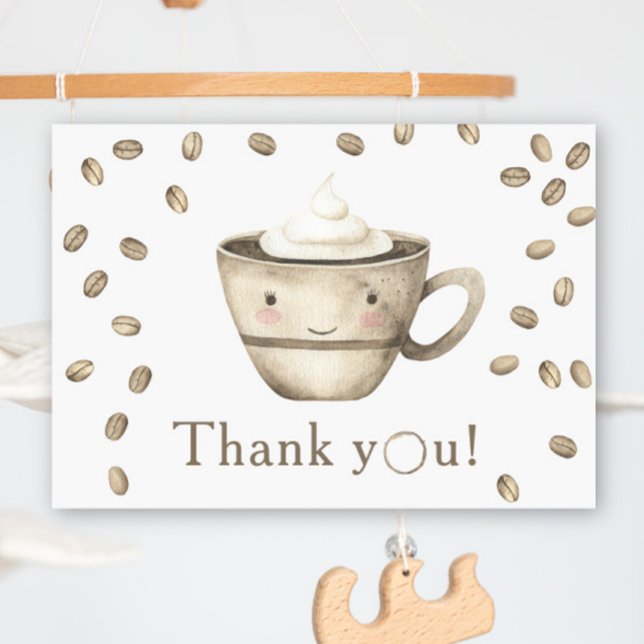 Café en préparation Baby shower Merci  (Créateur téléchargé)