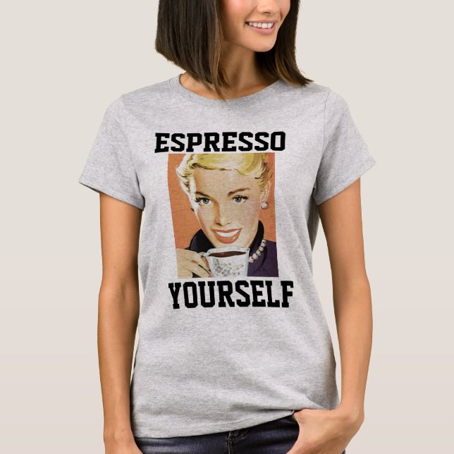 CAFÉ ESPRESSO VOUS-MÊME FEMMES T-SHIRTS (Devant)