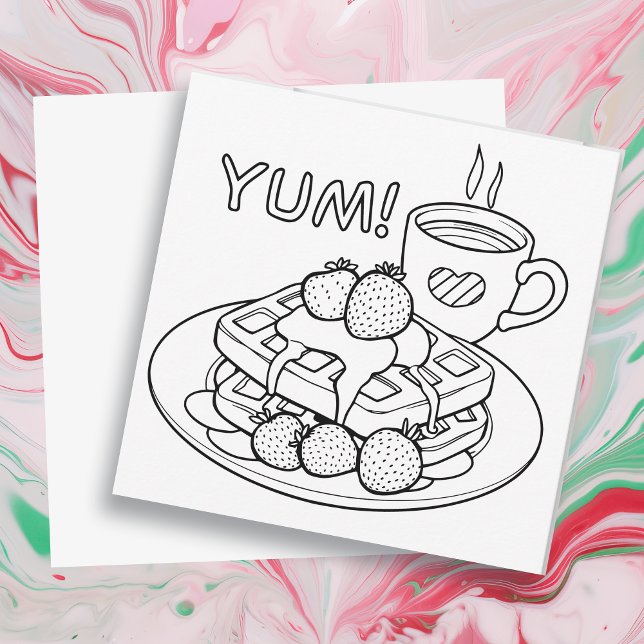 Café et Bagel | Couleur (Créateur téléchargé)