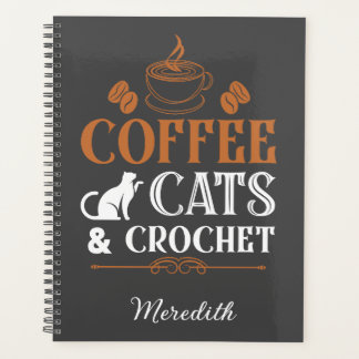 Café et Crochet Spiral Planner
