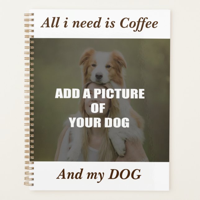 Café et mon Oreiller de chien (Devant)