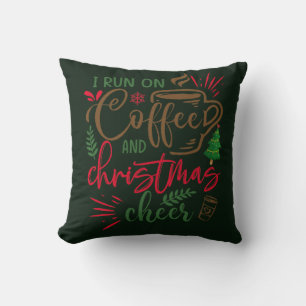 Café et Noël Coussin de vacances