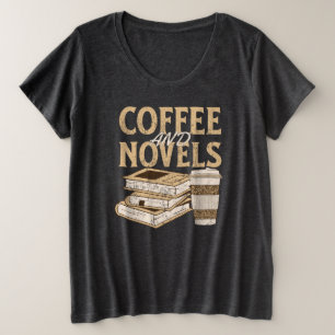 café et roman drôle livre vintage lecture