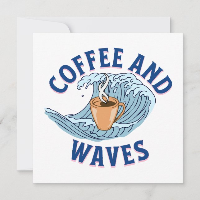 Café et Vagues (Devant)