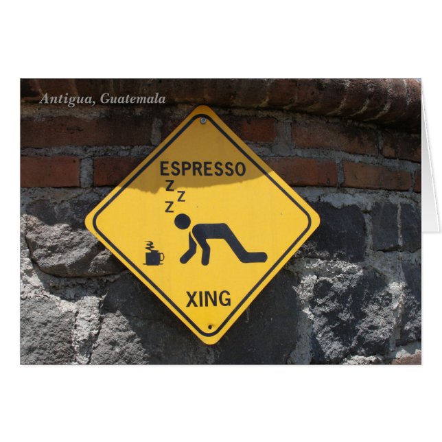Café express Xing, Antigua Guatemala (Devant horizontal)