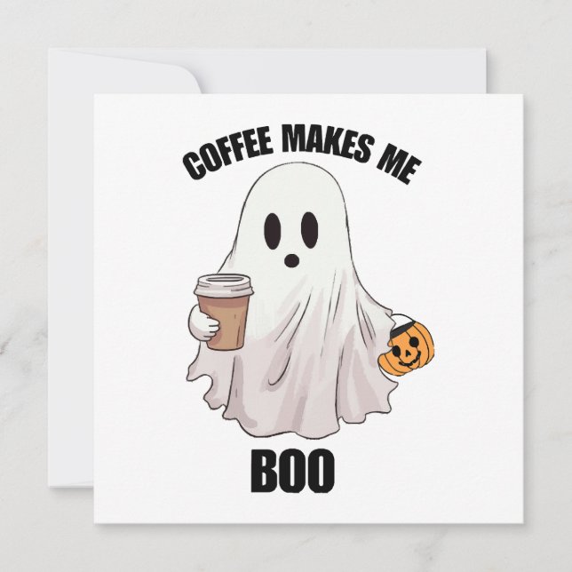 Café fantôme Halloween drôle  (Devant)