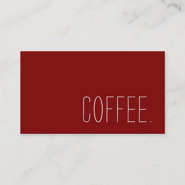 Café Fidélité Simple Poinçon (Devant)