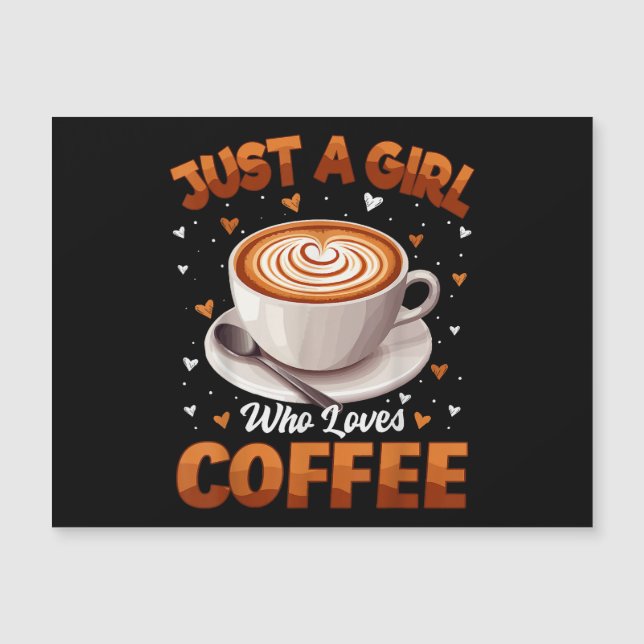 Café Filles Femmes Juste Une Fille Qui Aime Café (Devant)