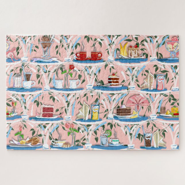Café Français - Bon Appétit Jigsaw Puzzle (Horizontal)