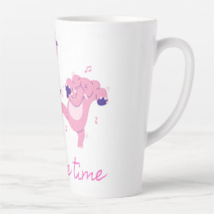 Café girafe et mugs d'éléphant