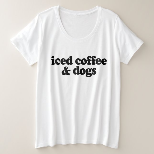Café Glacé Et Chiens (Design devant)