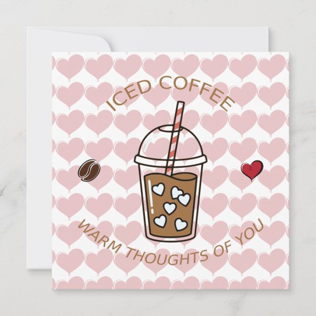 Café Glacé Pensées Chaudes Pour Toi (Devant)