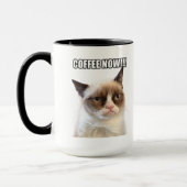 CAFÉ grincheux de Cat™ MAINTENANT ! ! ! Tasse (Gauche)