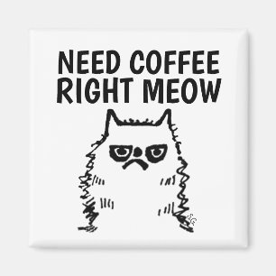 CAFÉ GROUCHY CHAT MAGNETS