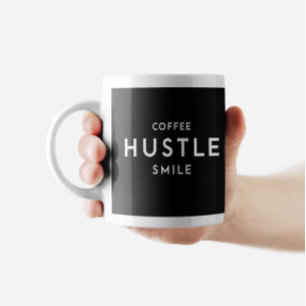 Café Hustle Smile Mug