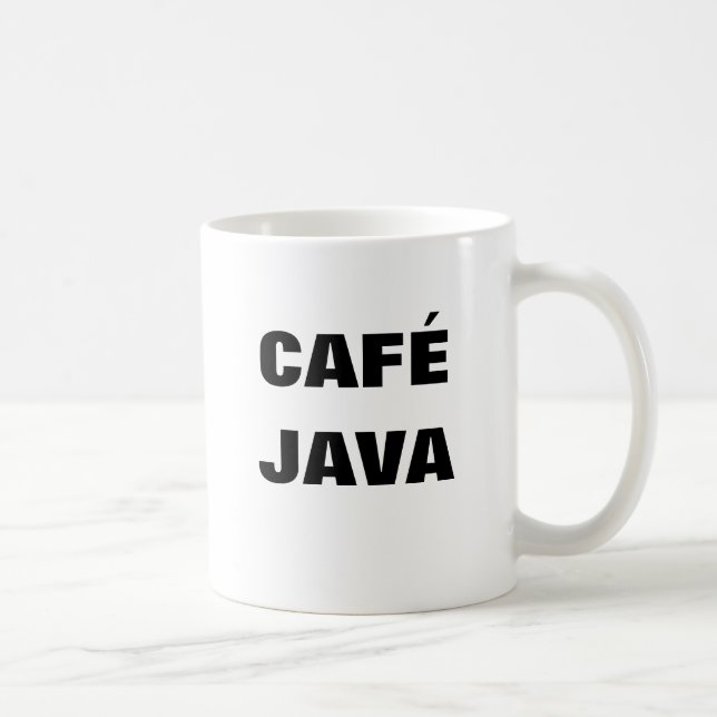 CAFÉ JAVA mug (Droite)