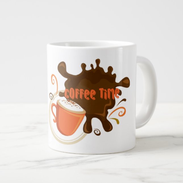 Café - Jumbo Mug (Devant droit)