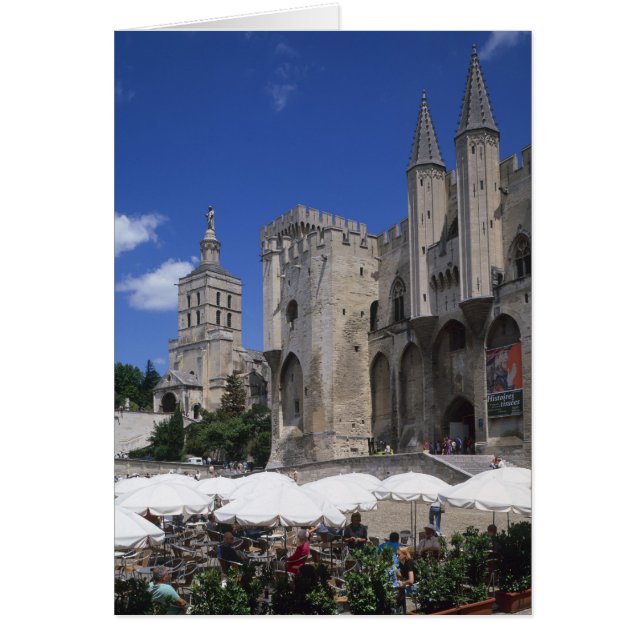 Café, Le Palais des Papes, Avignon, Vaucluse, (Devant)