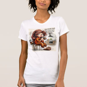 Café Merveilleux Lire Le T-Shirt De Chambre