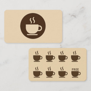 ☕ Café moderne Loyauté & Carte de visite