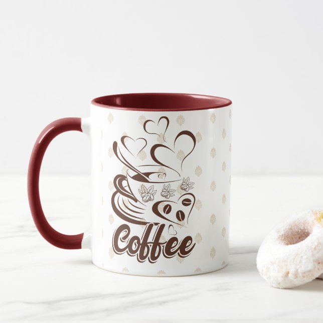 Café Mug (Avec donut)