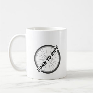 Café Mug "Born to Ride" Roue Conception