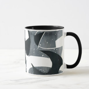 Café Mug - Conception abstraite, "Blades"