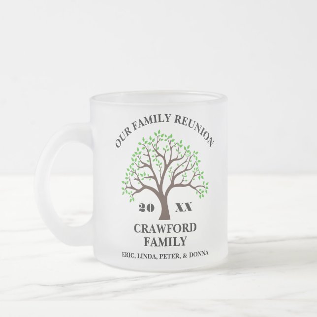 Café Mug de réunion familial personnalisé (Gauche)