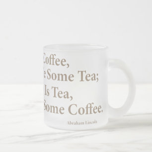 Café ? Mug de verre givré de 10 oz congelé