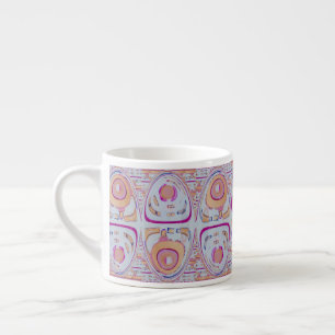 café mug espresso goutte d'eau de mer pastel