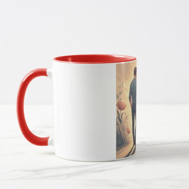 Café Mug et thé vert et tout ce qui est utilisé (Gauche)
