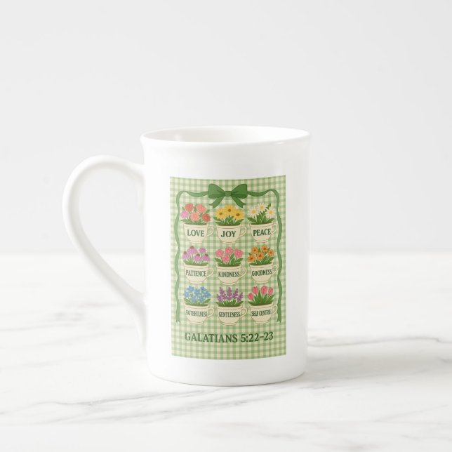 Café Mug fruit de l'Spirit Tea Cup avec Fleur (Gauche)