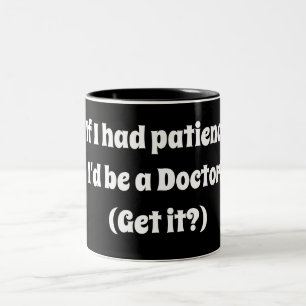 CAFÉ MUG POUR LES PERSONNES SANS PATIENCE DON AMUS