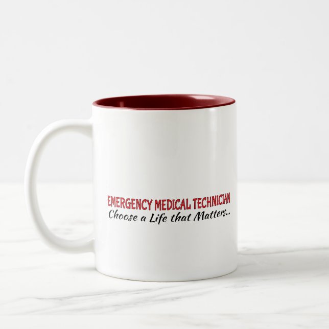 Café Mug : Technicien Médicale d'urgence (Gauche)
